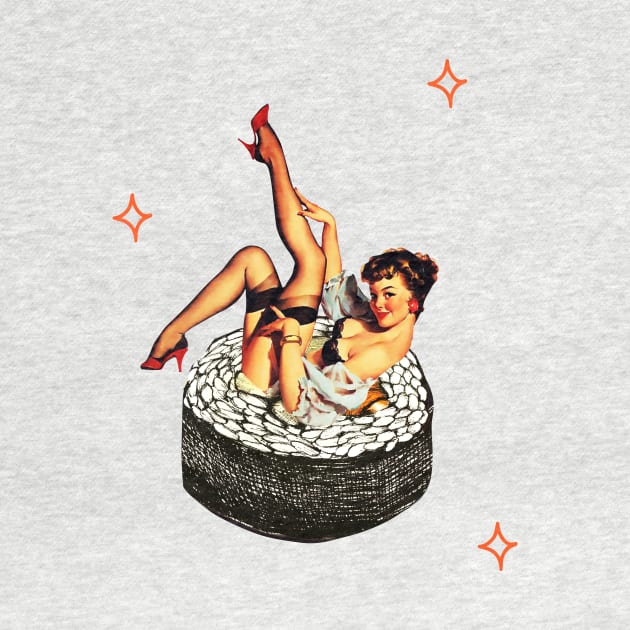 Sushi pin up girl by Vintage Dream